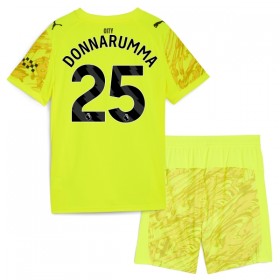 Manchester City Gianluigi Donnarumma 25 Matchtröjor Målvakt Barn 2025-26 Gul